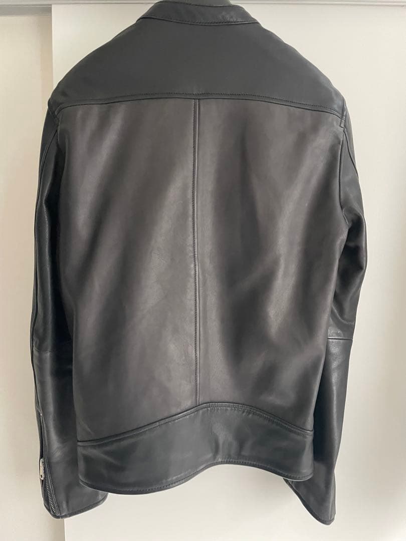 UNITED TOKYO シングル レザーライダースジャケット 3 黒