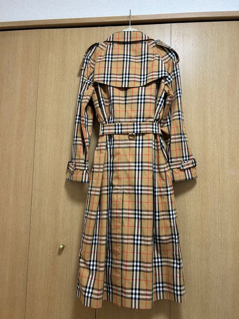 BURBERRY ベージュ チェック トレンチコート uk10