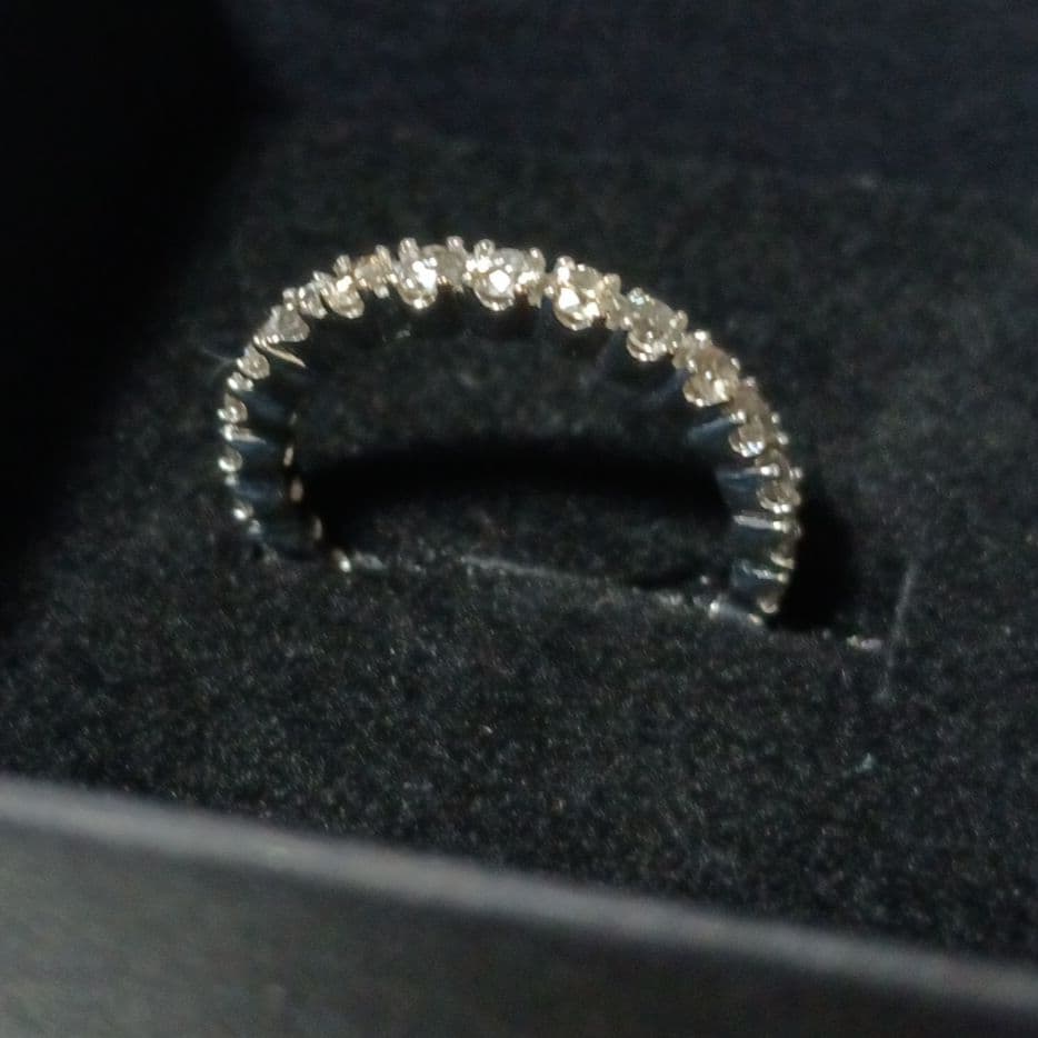 18K /WGリング　フルエタニティ D1.00ct　8.5サイズ