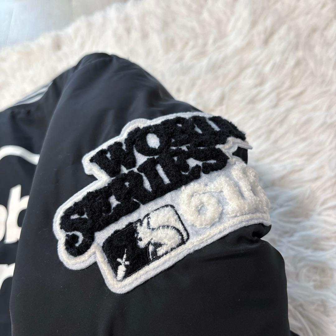 激レア FR2ゴルフ ブルゾン ma1 ダウン 中綿 ブラック 刺繍