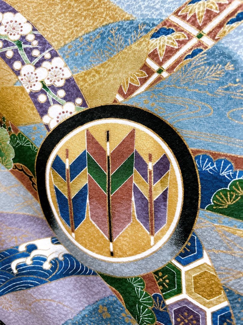 希少カラー♡七五三　5歳　男の子　フルセット　一式　ミントグリーン　刺繍　鷹