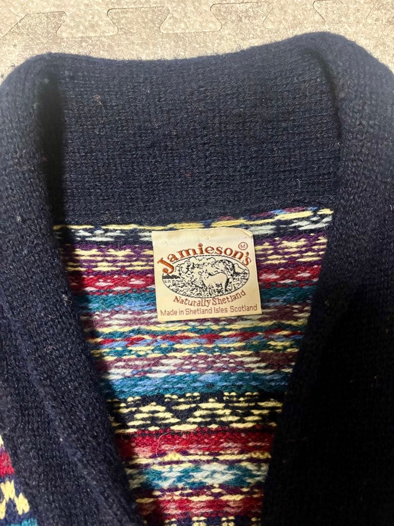 ジャミーソンズ カーディガン メンズ SIZE M 【jamieson's】