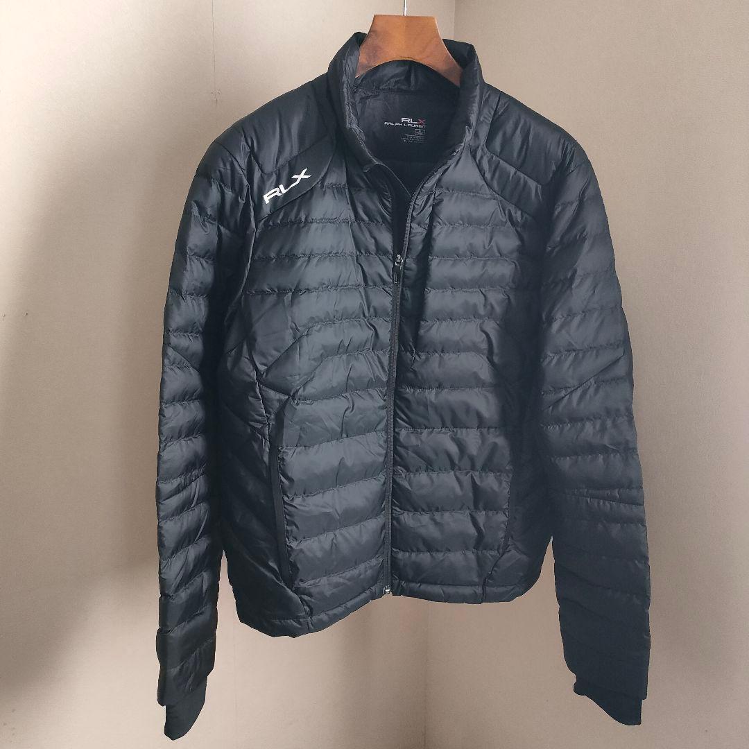 【美品】RLX RALPH LAUREN 中綿 ジャケット M 黒 軽量 f