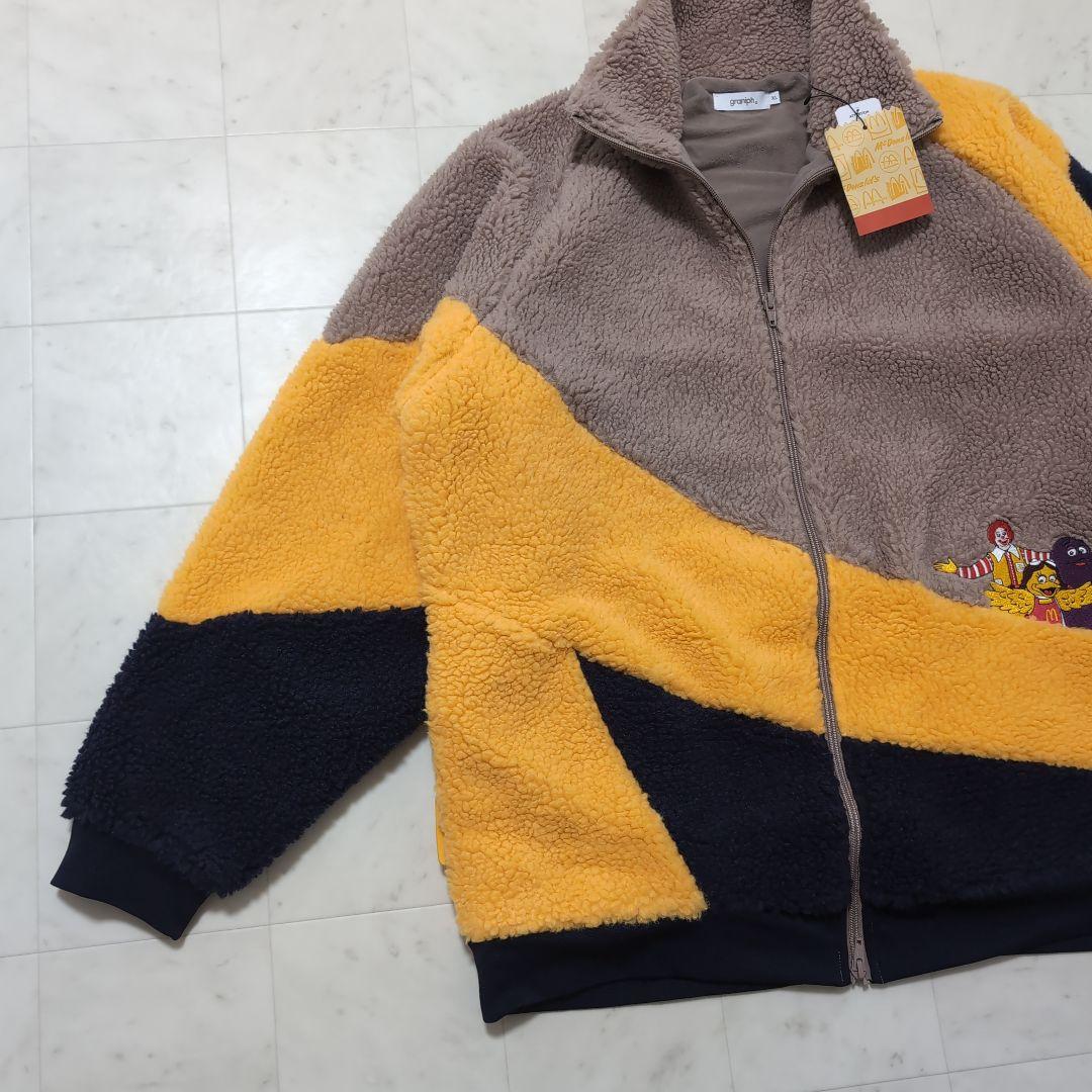 新品 グラニフ 第３弾 マクドナルド フレンズ2 ボアブルゾン