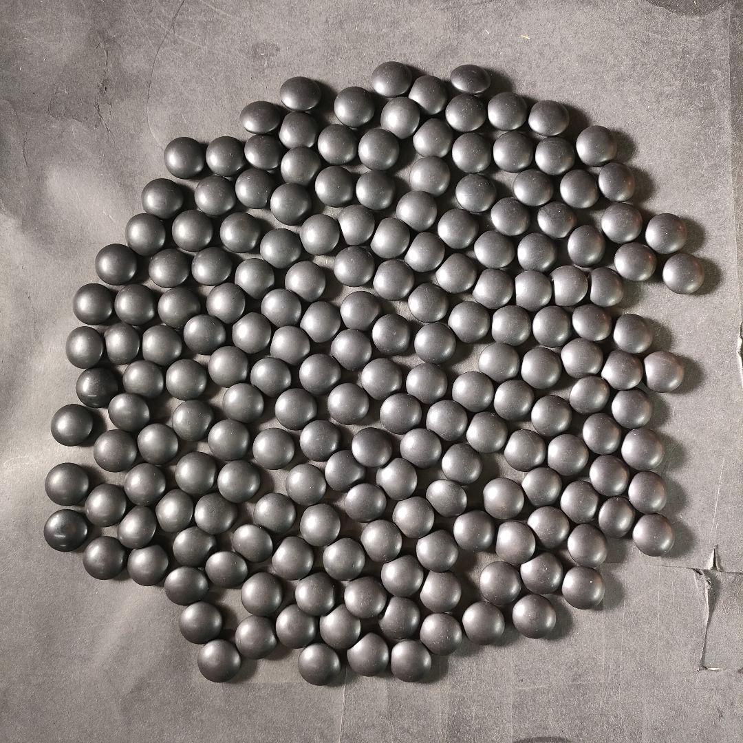 C18-3/天然本蛤38号・那智黒石/碁石/囲碁/碁笥/国産/骨董