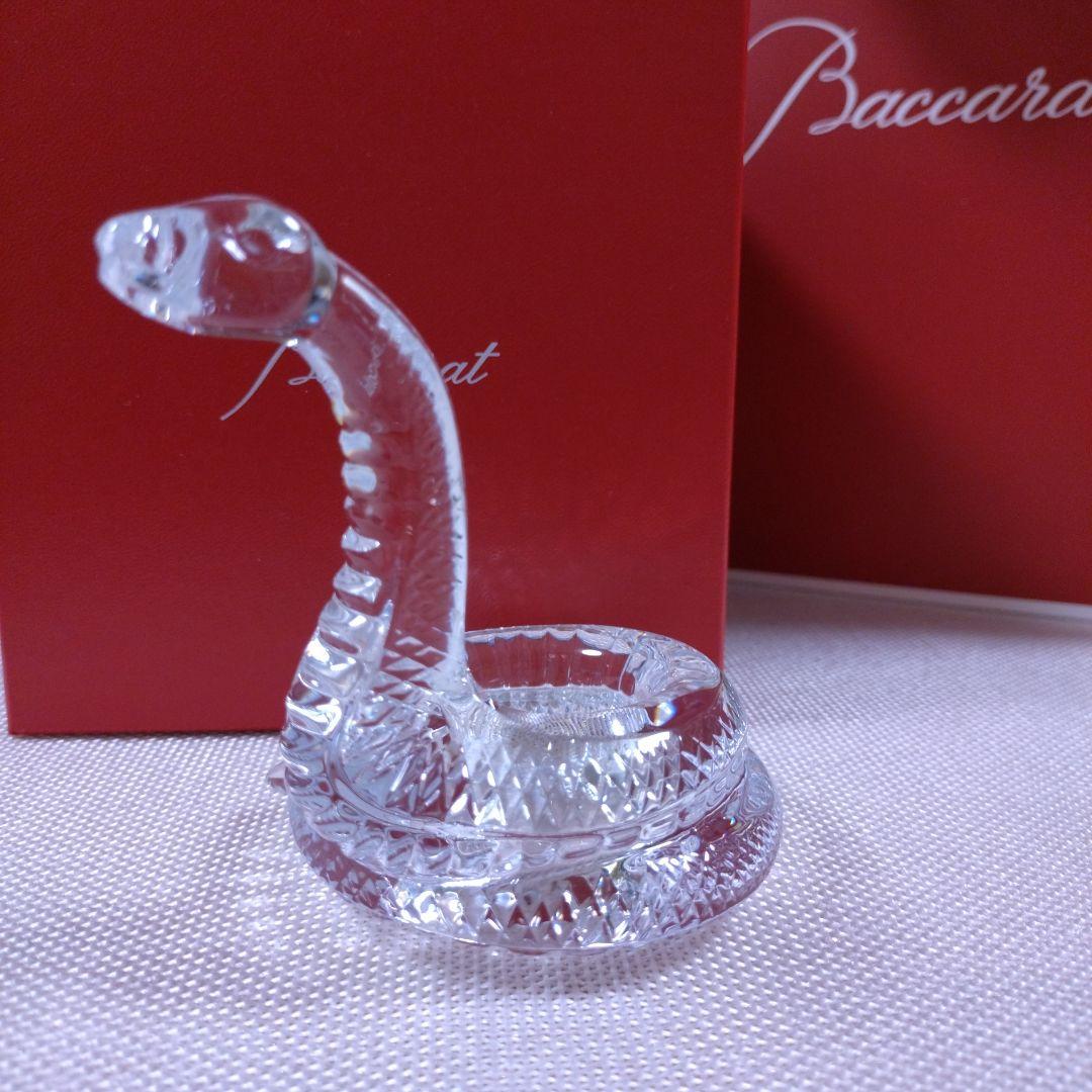 【新品】Baccarat 2025干支クリスタルガラス ヘビ