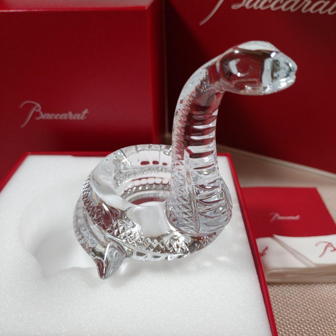 【新品】Baccarat 2025干支クリスタルガラス ヘビ