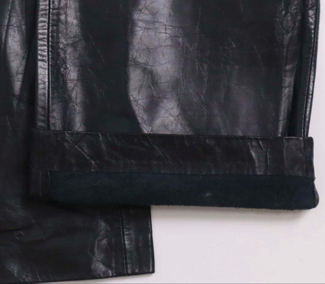 希少　本革　OVY 大藤氏着 OLD GAP レザーパンツ