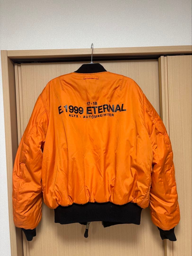 ALYX MA-1フライトジャケット リバーシブル　ブラック/オレンジ