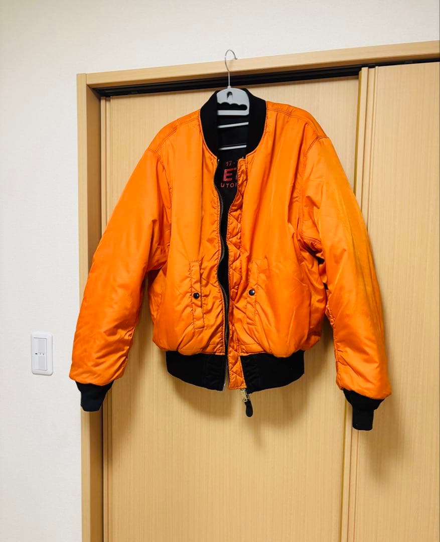 ALYX MA-1フライトジャケット リバーシブル　ブラック/オレンジ
