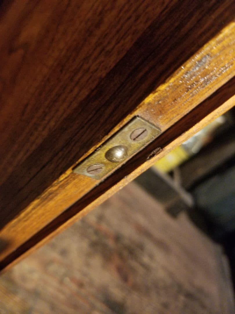 希少　大正　モダン　欅　無垢　アンティーク　レター　ラック　書類　小物入れ　鍵付