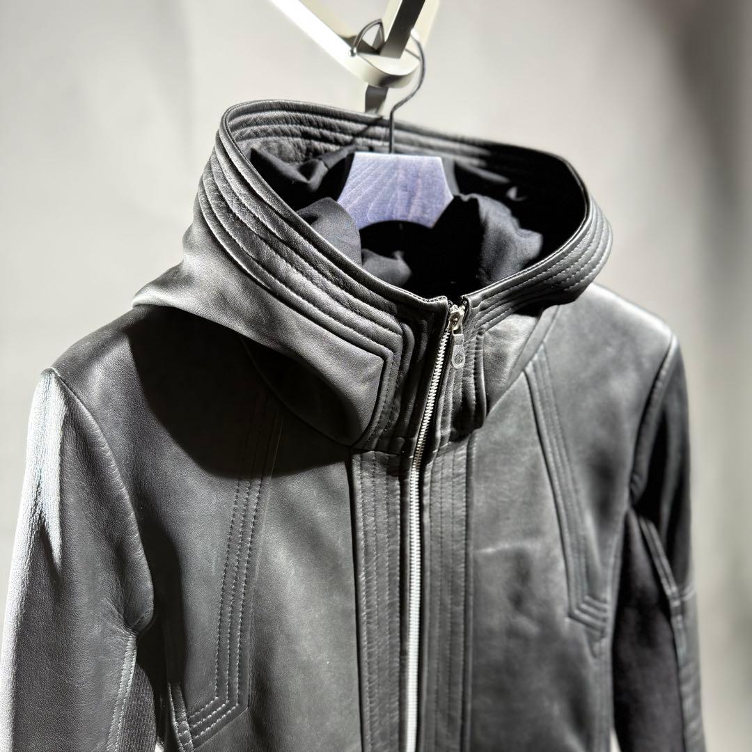 ジャケット・アウター NO ID. LEATHER MOTORCYCLE JKT size1