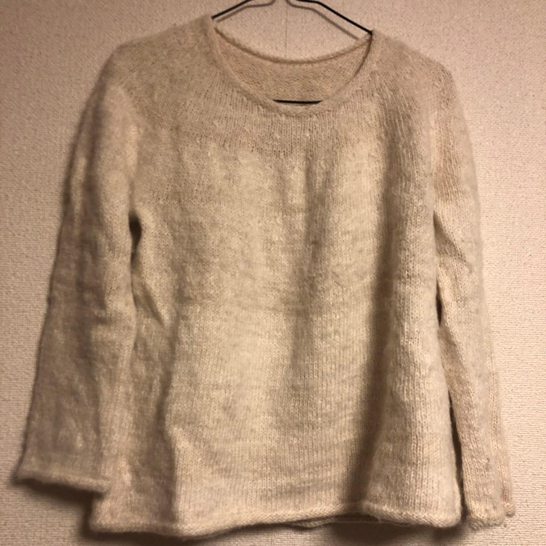 プエンテ　puente アルパカニット　ホワイト