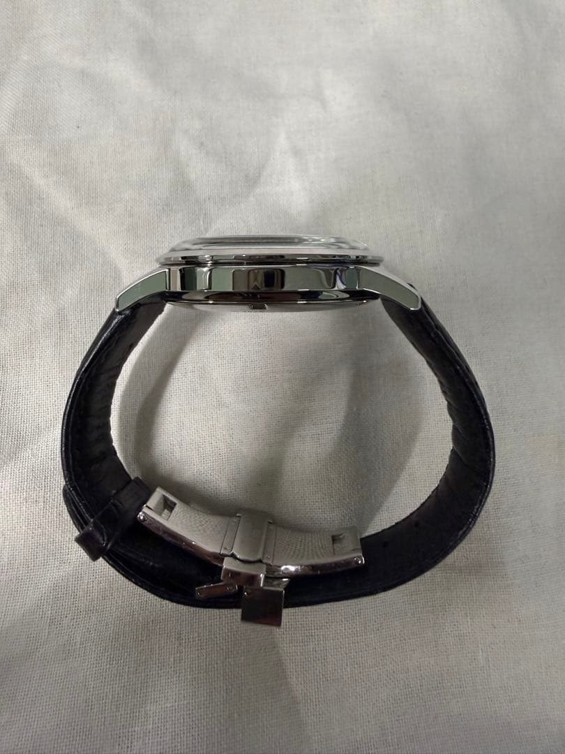 CITIZEN 自動巻き 腕時計 シルバー/ブラック