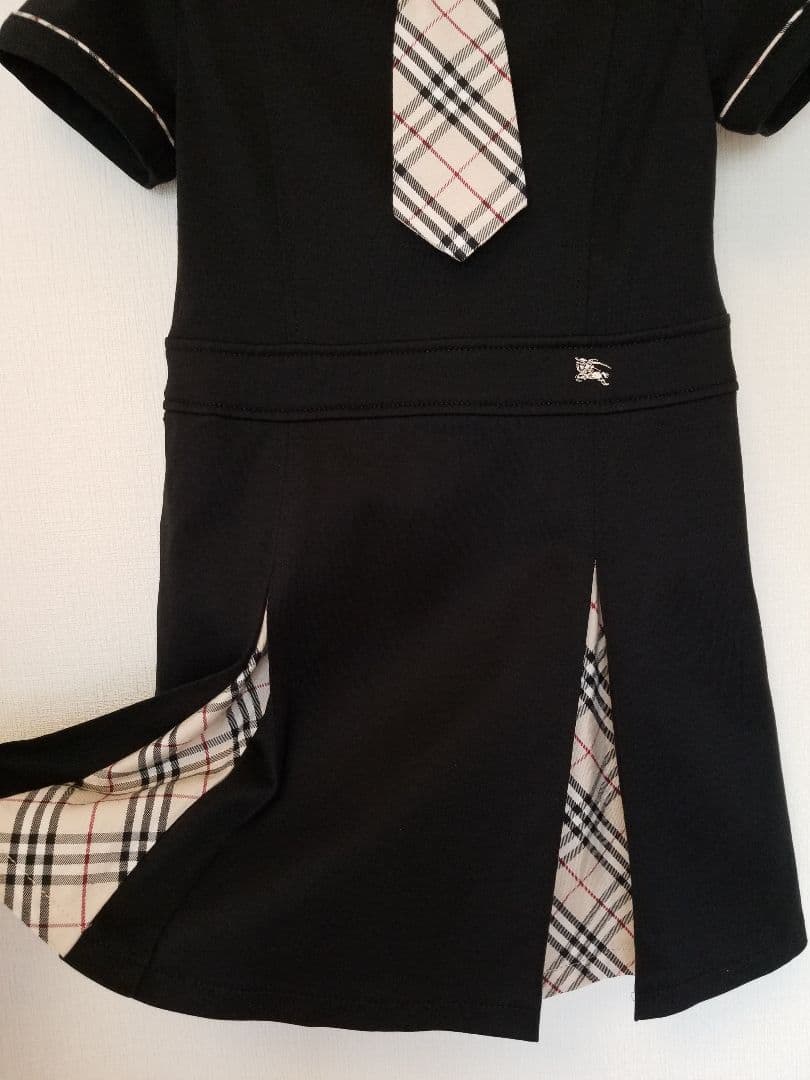 バーバリーロンドンワンピース 未使用品 ベージュ ホースマーク ブラック