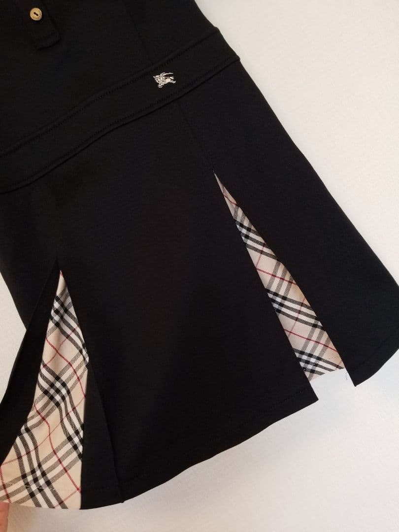 バーバリーロンドンワンピース 未使用品 ベージュ ホースマーク ブラック