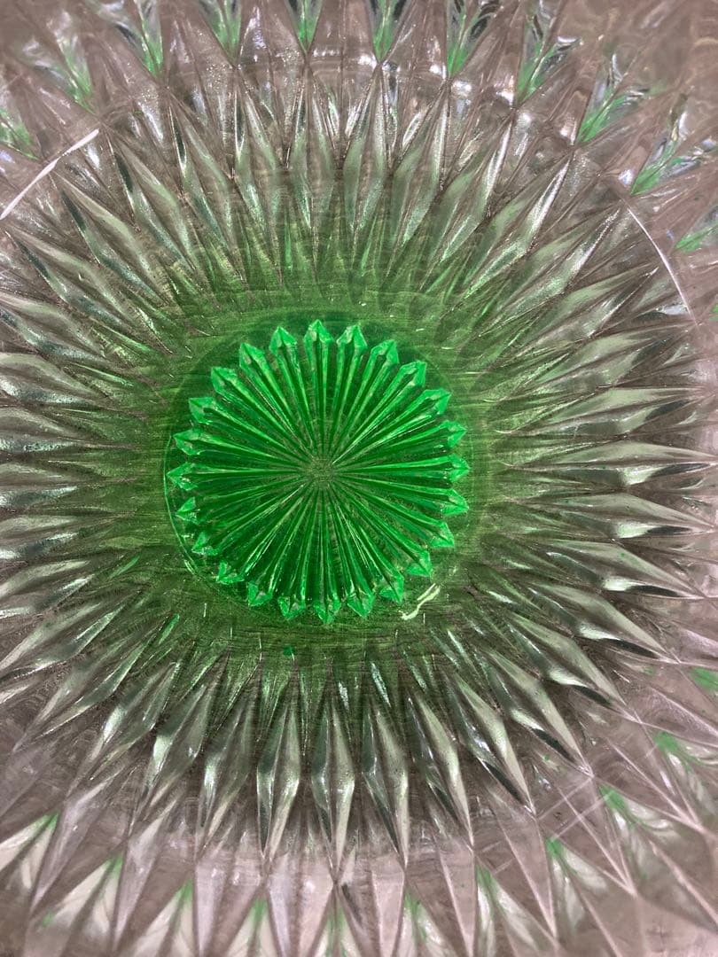 ガラス鉢 そうめん鉢 デザート サラダ ピンク 青 緑 黄色 4個セット レトロ