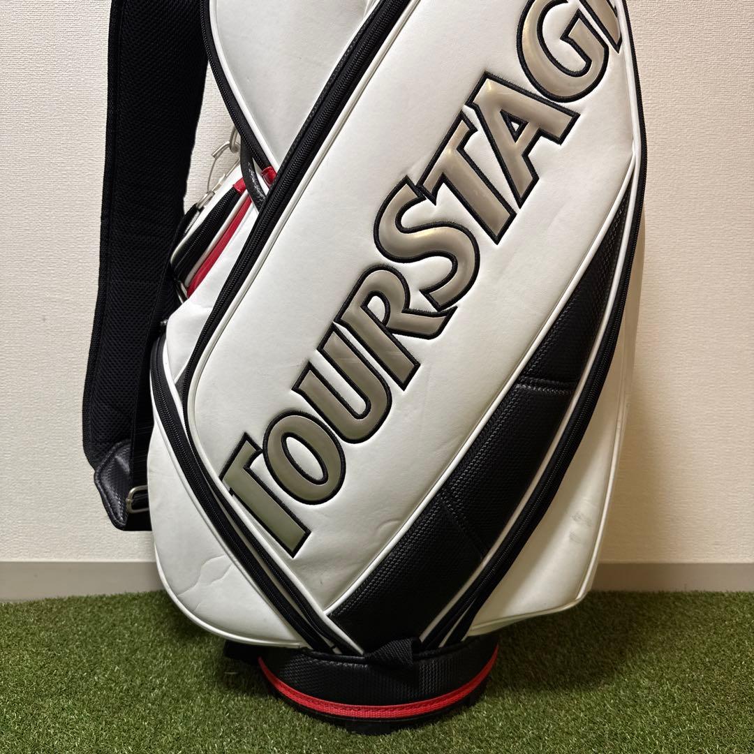 TOURSTAGE ツアーステージ キャディバッグ ホワイト