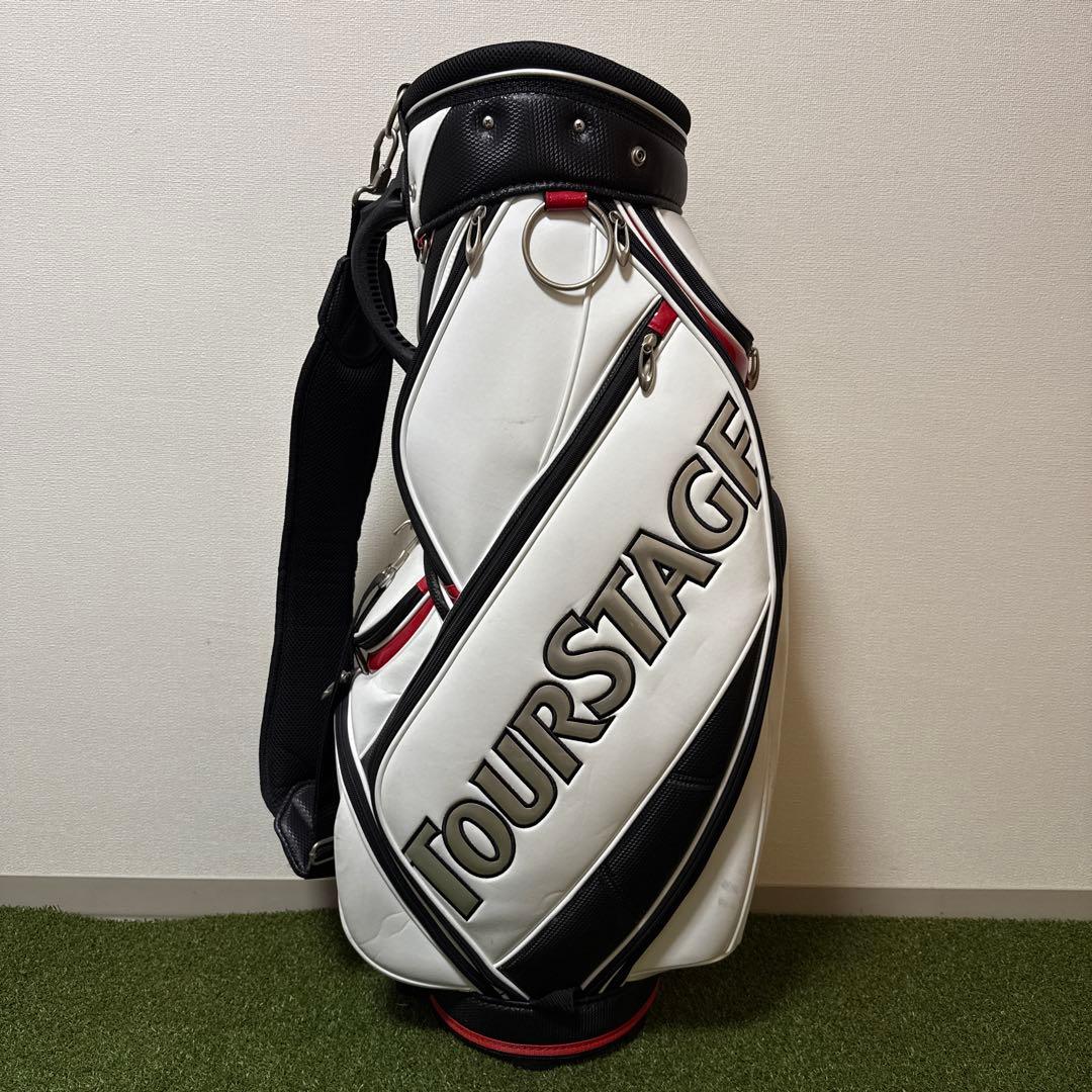 TOURSTAGE ツアーステージ キャディバッグ ホワイト