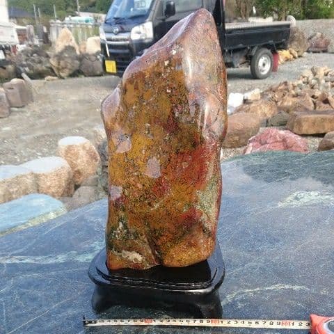 青森産 錦石 鑑賞石 原石 鉱物 パワーストーン 宝石 置物 オブジェ