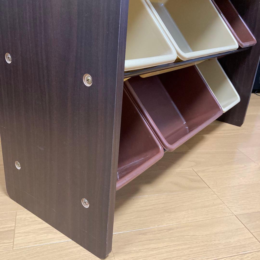 ☆棚☆組み替え自由☆ベージュ☆ブラウン☆おもちゃ整理などにも☆