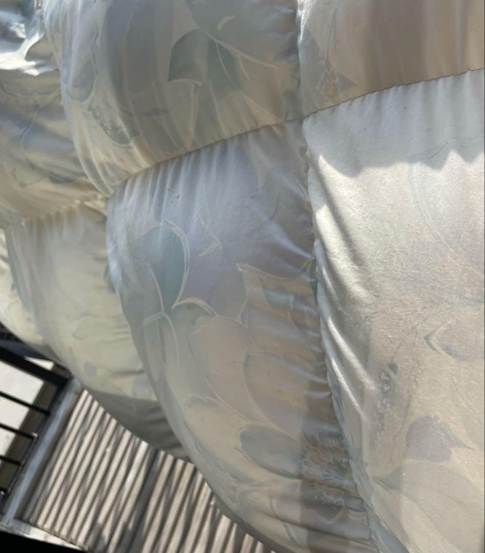 最高品質 120,000円 羽毛布団 掛け布団 シングル サイズ 布団 羽布団