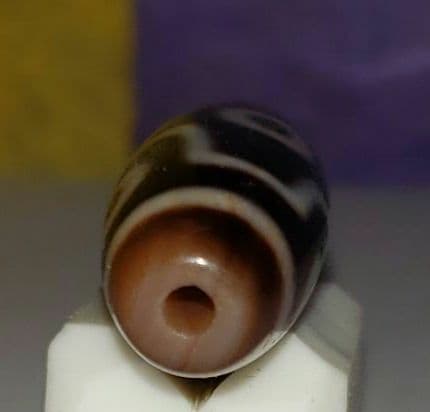 102 天珠 ・ dzibeads ・珍品・石 品名: 十字六眼天珠 9,2ｇ