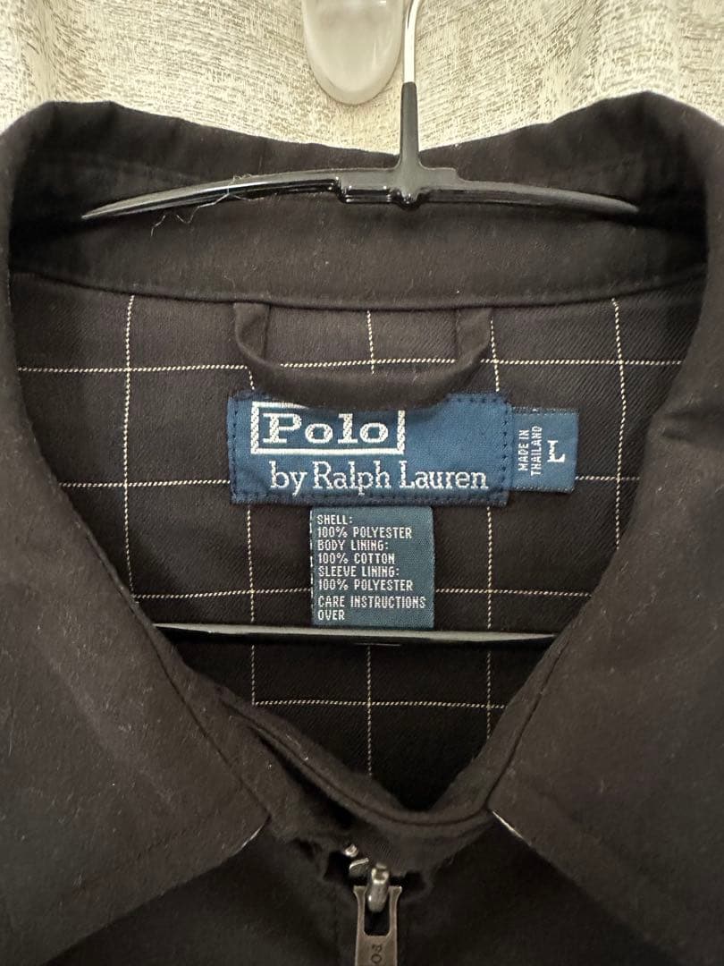 POLO RALPH LAUREN スイングトップ ハリントンジャケット 黒