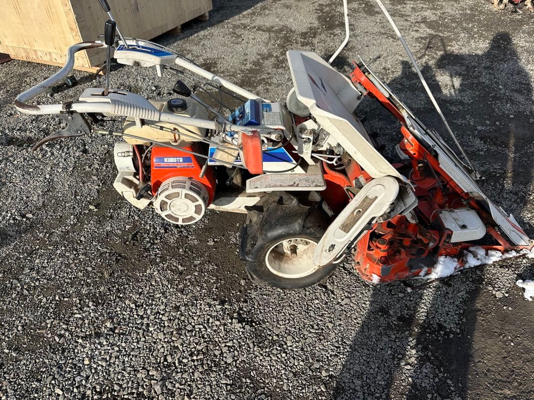 バインダー 動力刈取機 クボタ RA50 稲刈り 2条刈り 長野