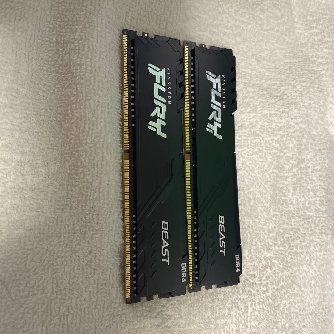 Kingston FURY BEAST DDR4 メモリー 2枚セット 32GB