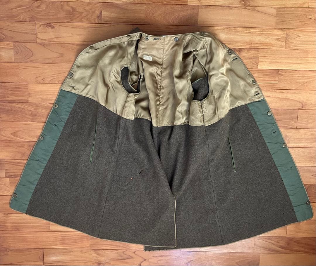 U.S.ARMY 50's 60's M-1950オーバーコート ★ライナー付き