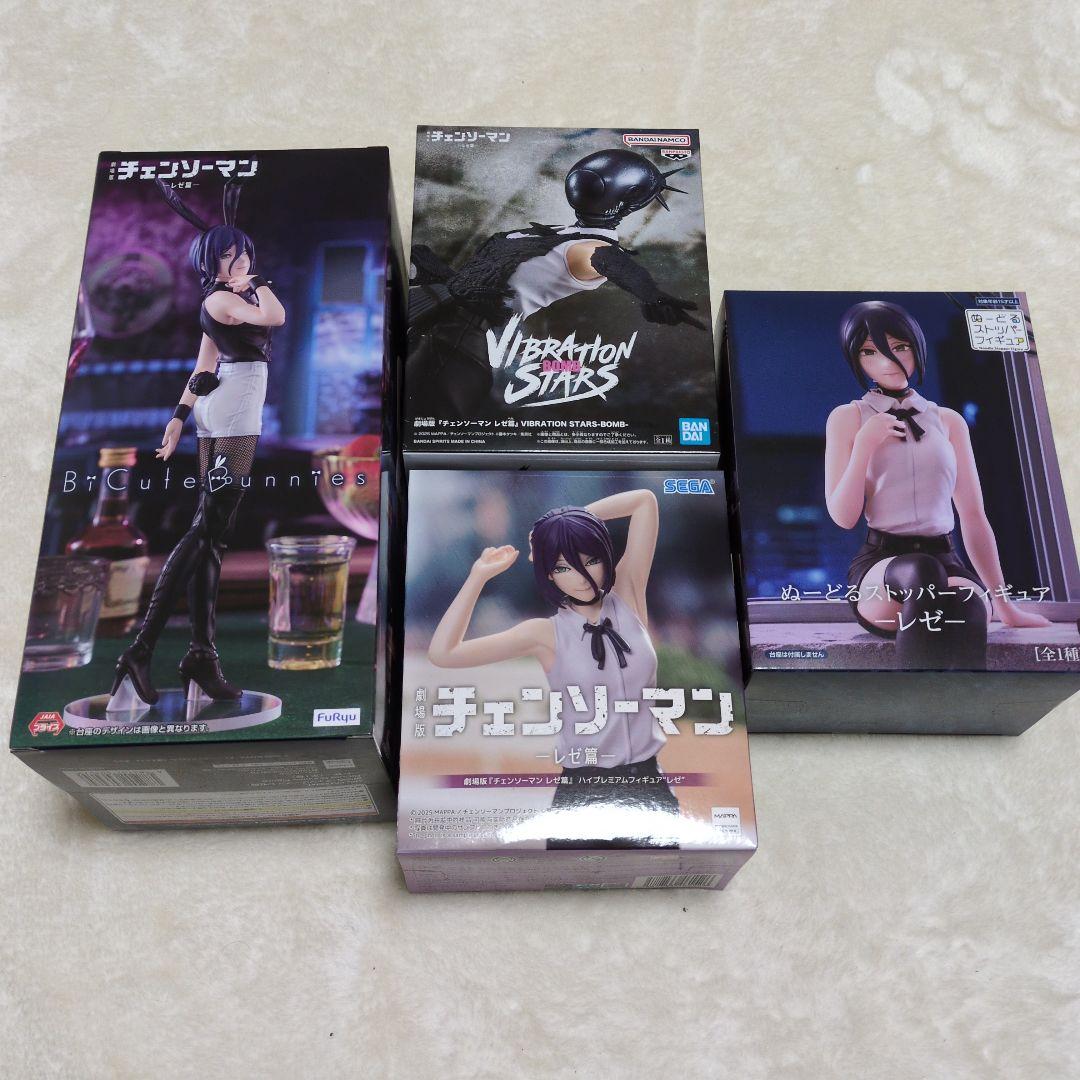 チェンソーマン　レゼ篇　レゼ　 プライズフィギュア4点セット