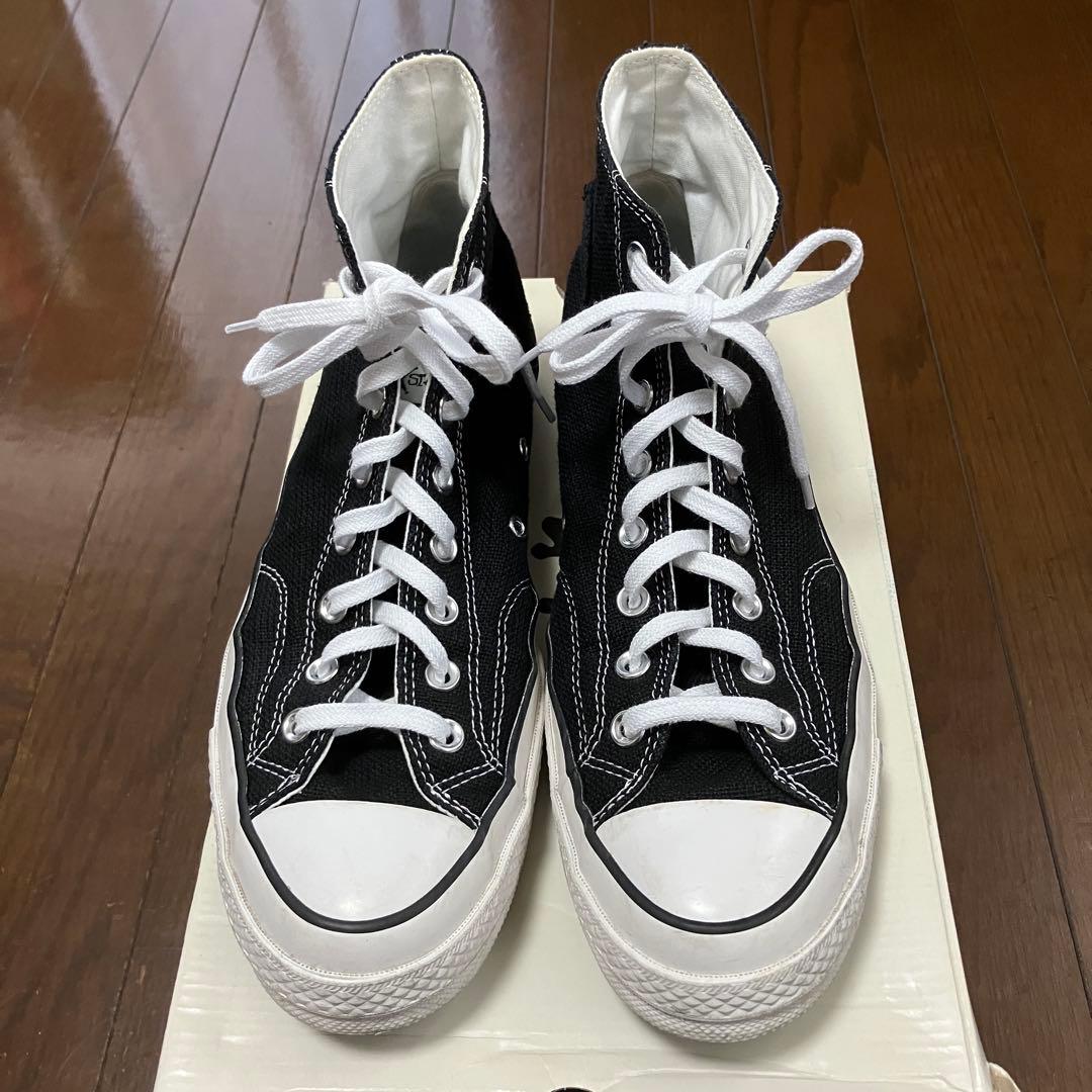 USコンバース×ステューシー CT70 ブラック 9.5