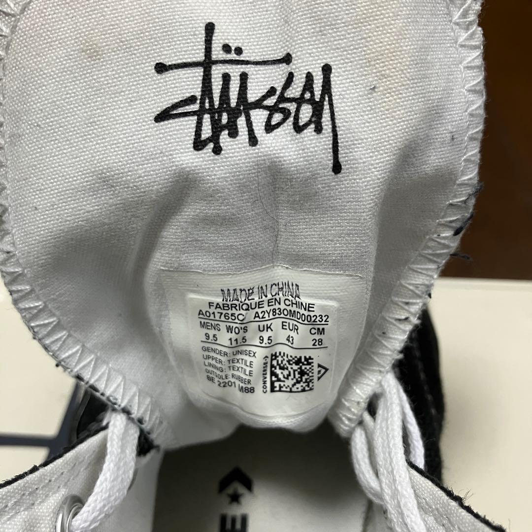 USコンバース×ステューシー CT70 ブラック 9.5