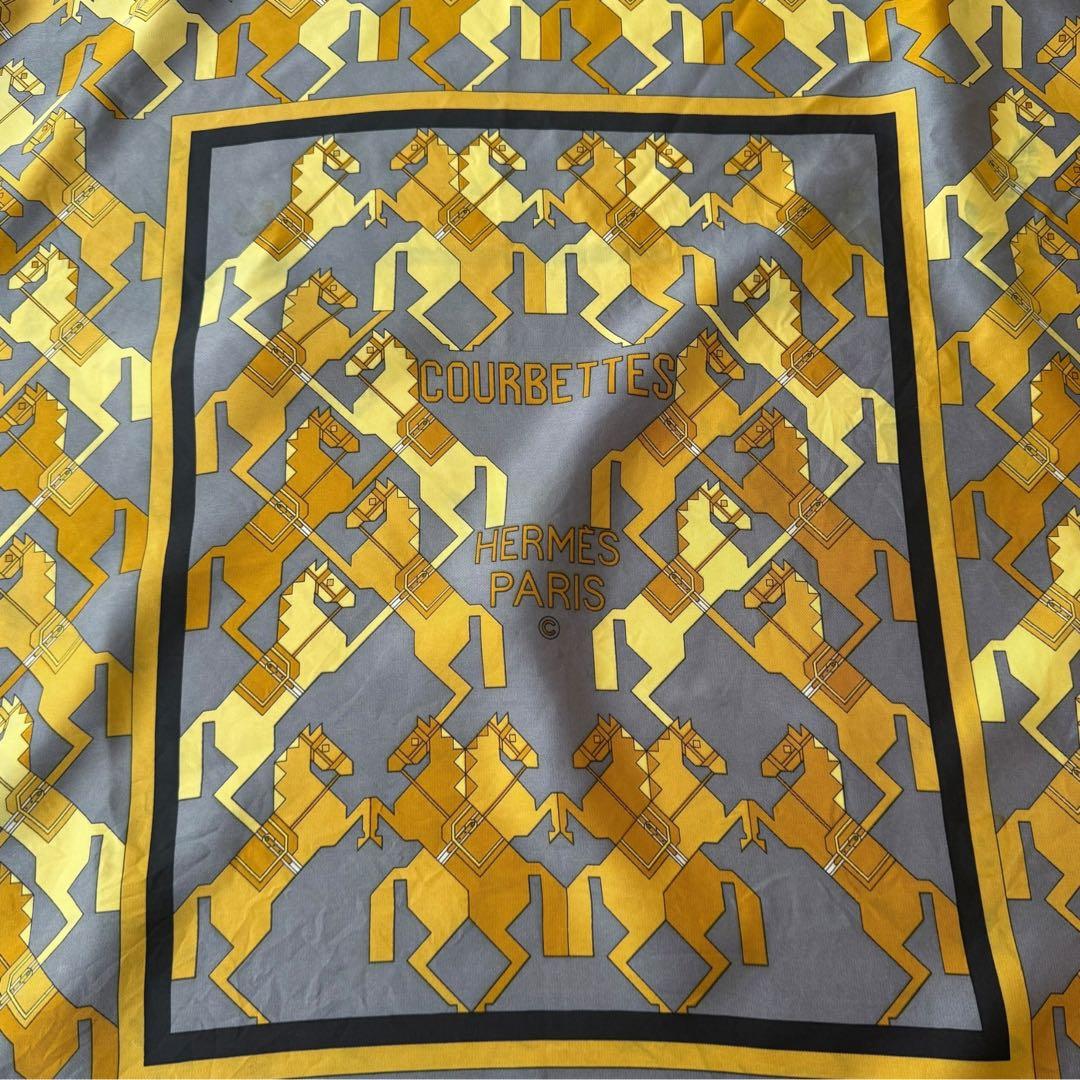 HERMES エルメス ヴィンテージ COURBETTES スカーフ