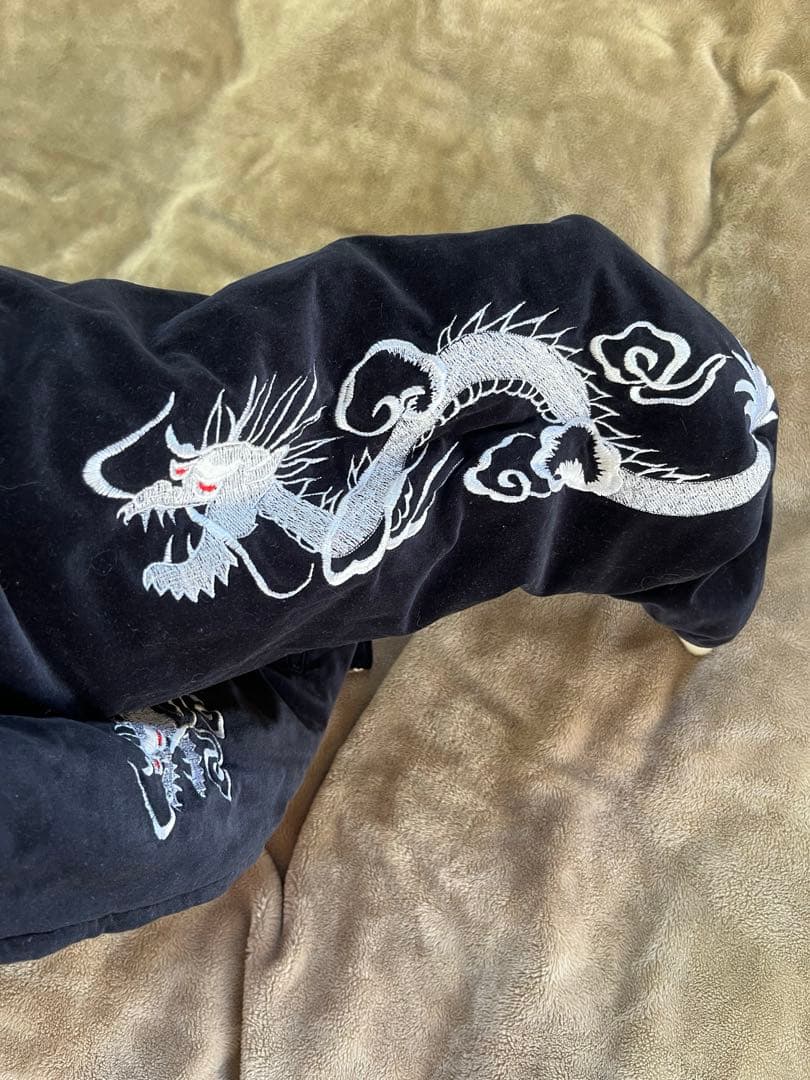 open dich メンズリバーシブル　別珍　スカジャン キルティング