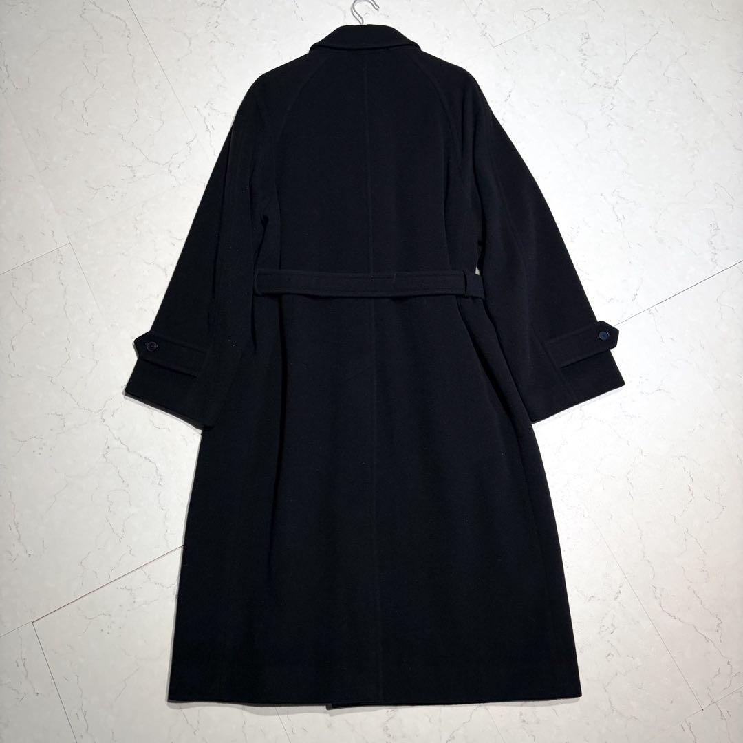 AURALEE オーラリー ウールカシミヤ ステンカラーコート サイズ4 黒