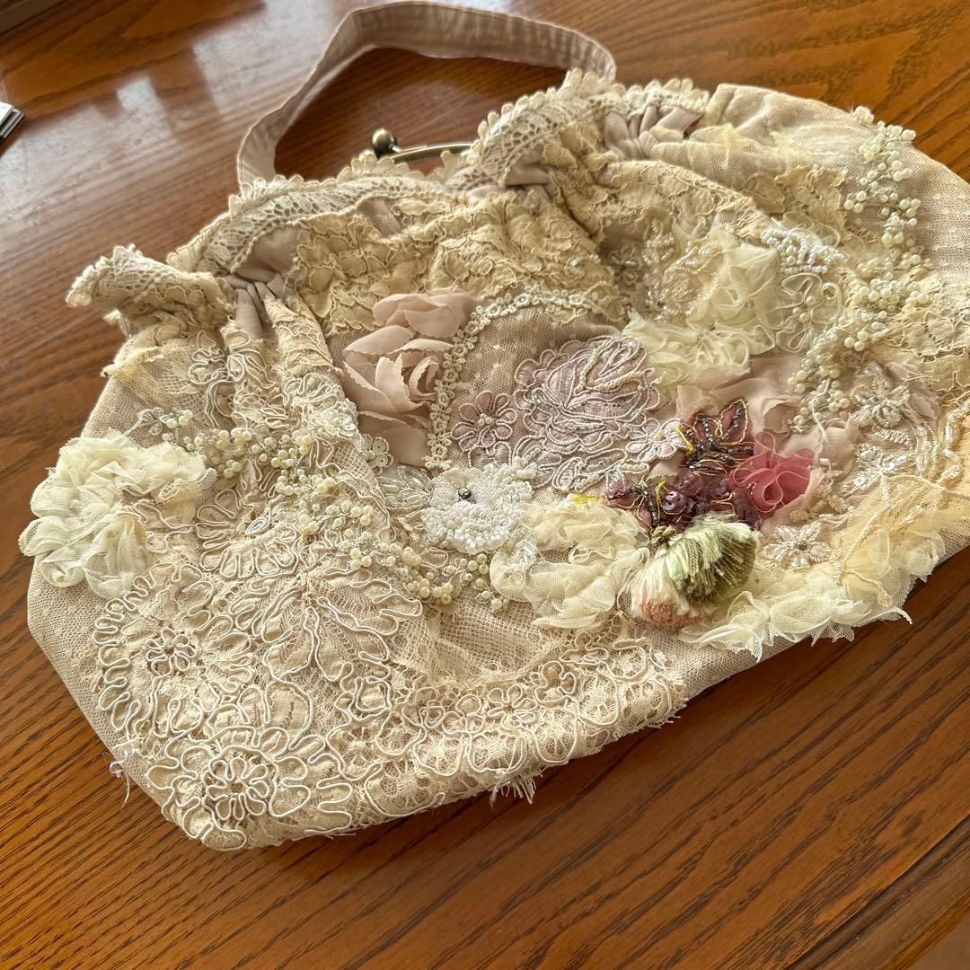 刺繍がま口バック