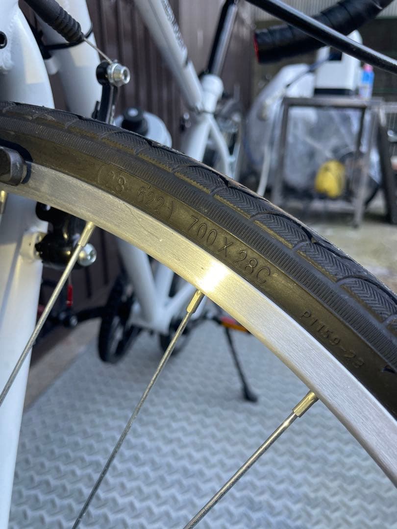 【大阪市引き取り限定】MUGEN シティサイクル ホワイト中古