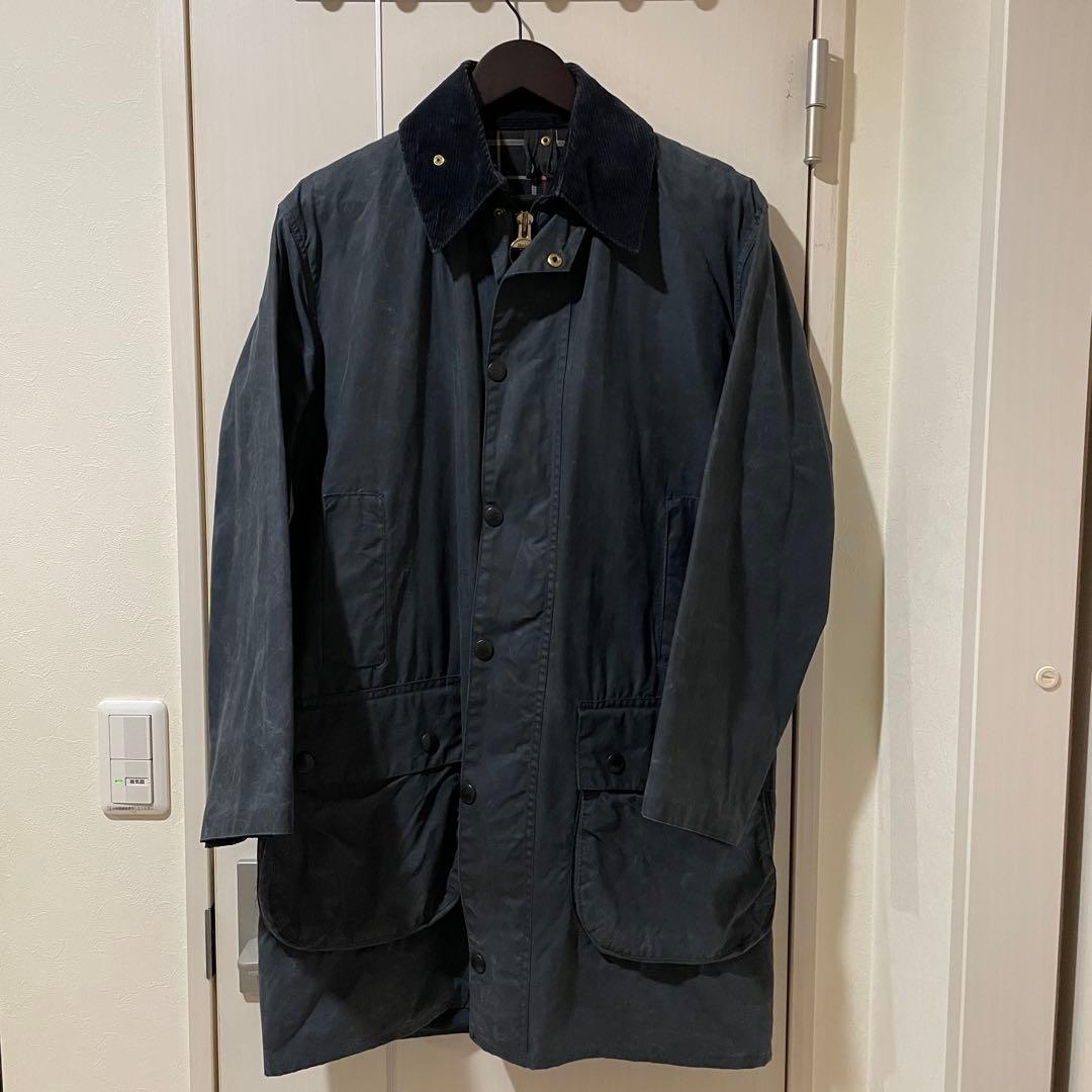 Barbour Border C36 Navy 英国製 ビンテージ ボーダー