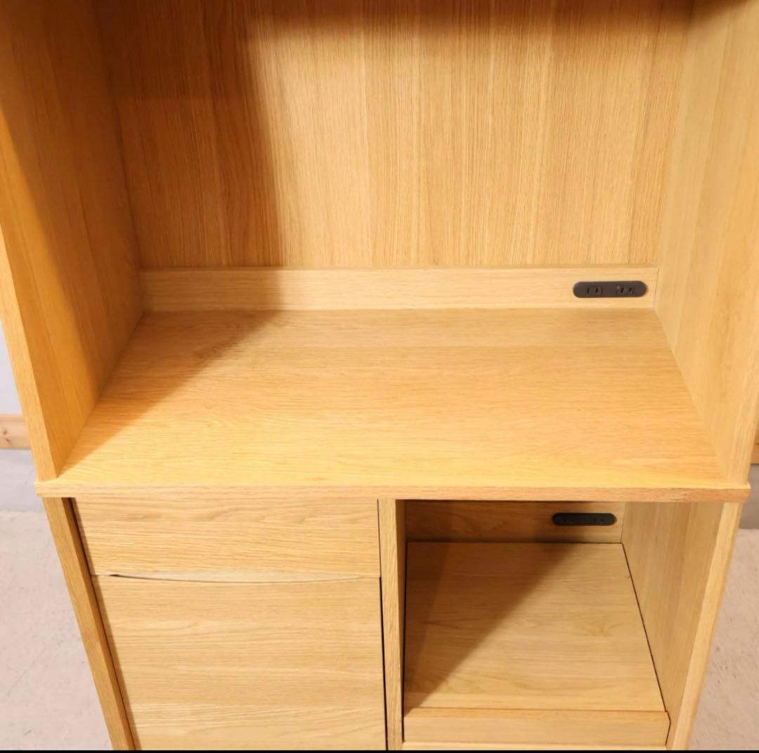 ★sale★unico SIGNE 食器棚② ナチュラルウッド