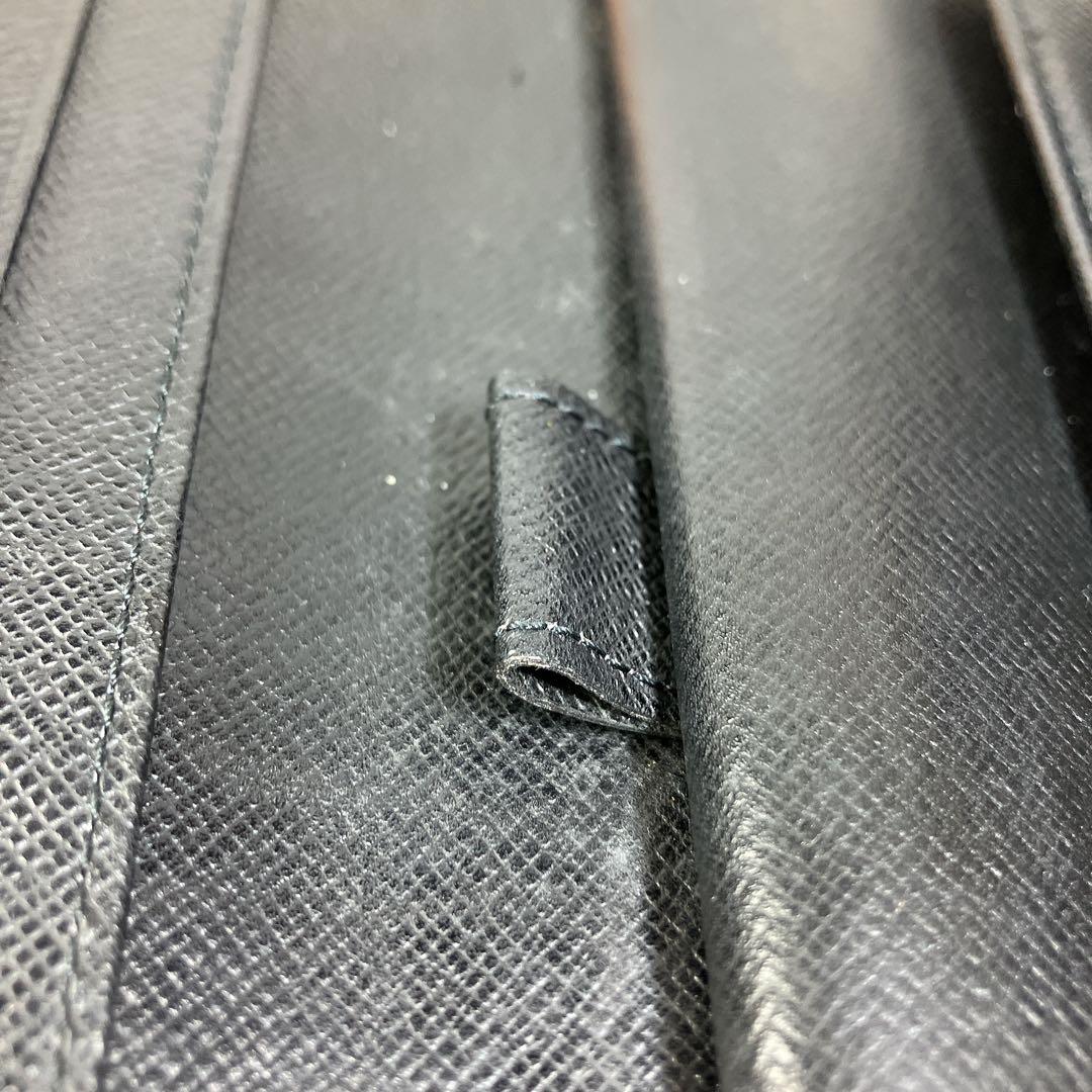 美品 ルイヴィトン エピ ポルト トレゾール インターナショナル 黒 長財布