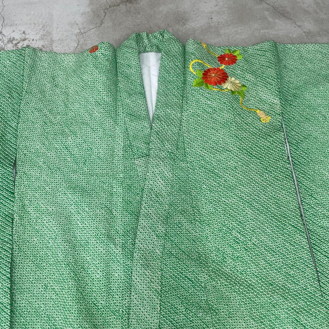 七五三　7歳着物 アンティーク着物【K7-12】