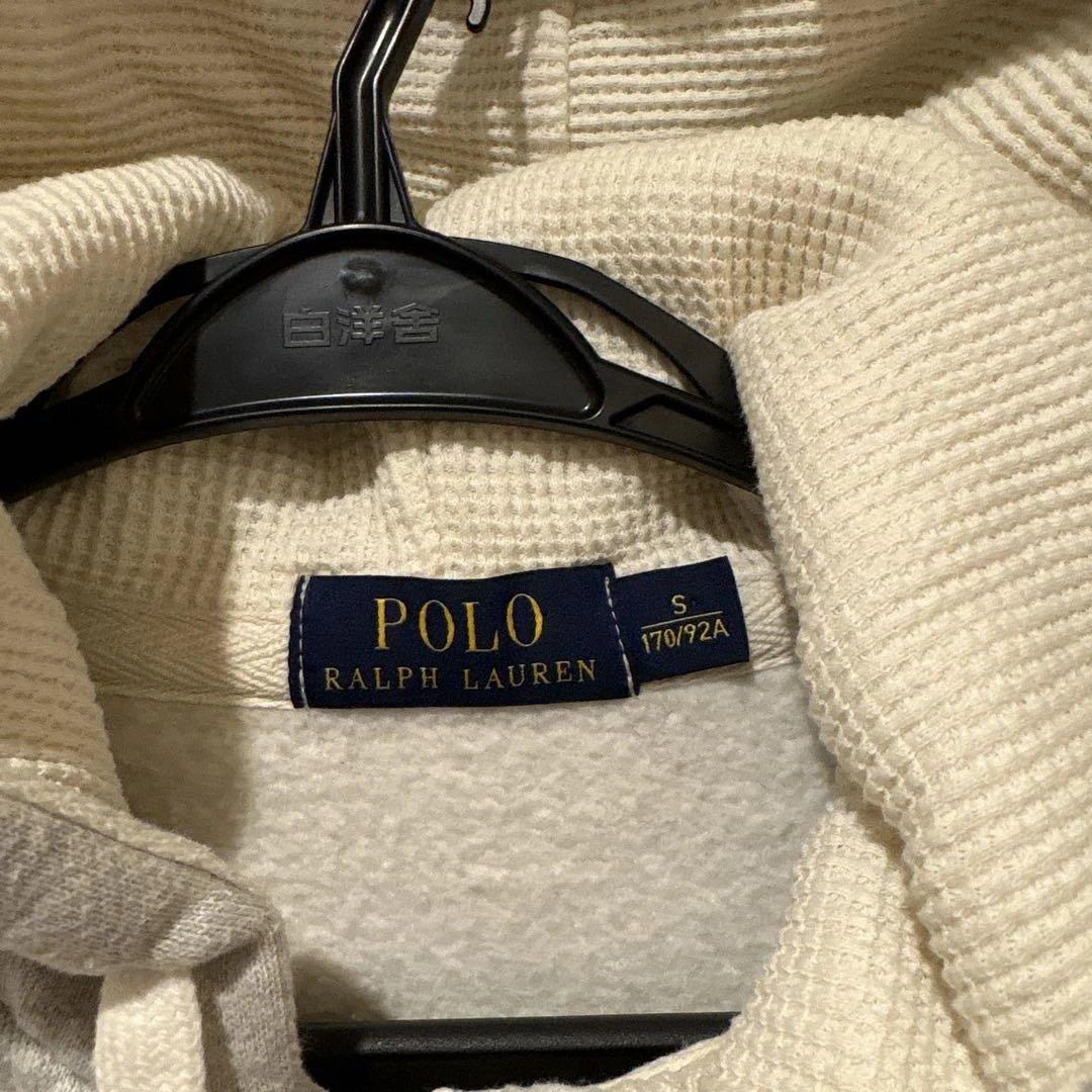 ラルフローレン グレー　スウェットパーカー