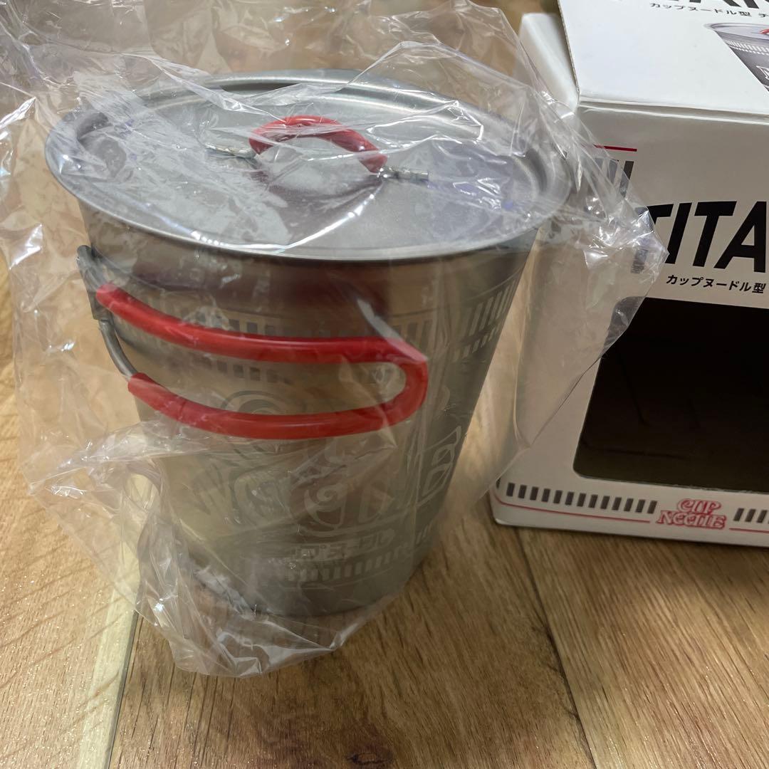 新品未使用　カップヌードル型　チタンクッカー　800ml