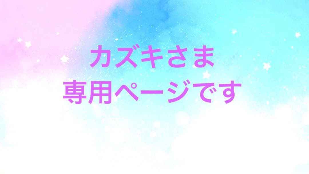 ⭕️カズキさま　専用ページです