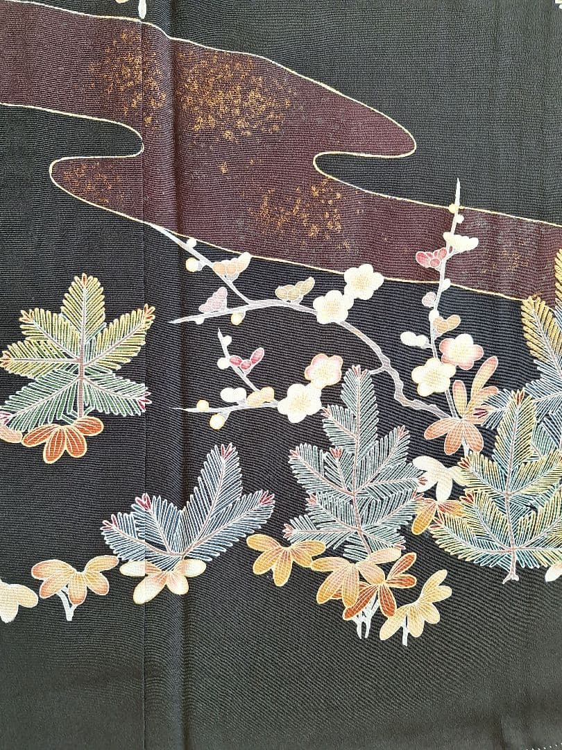 着物リメイクワンピース3675