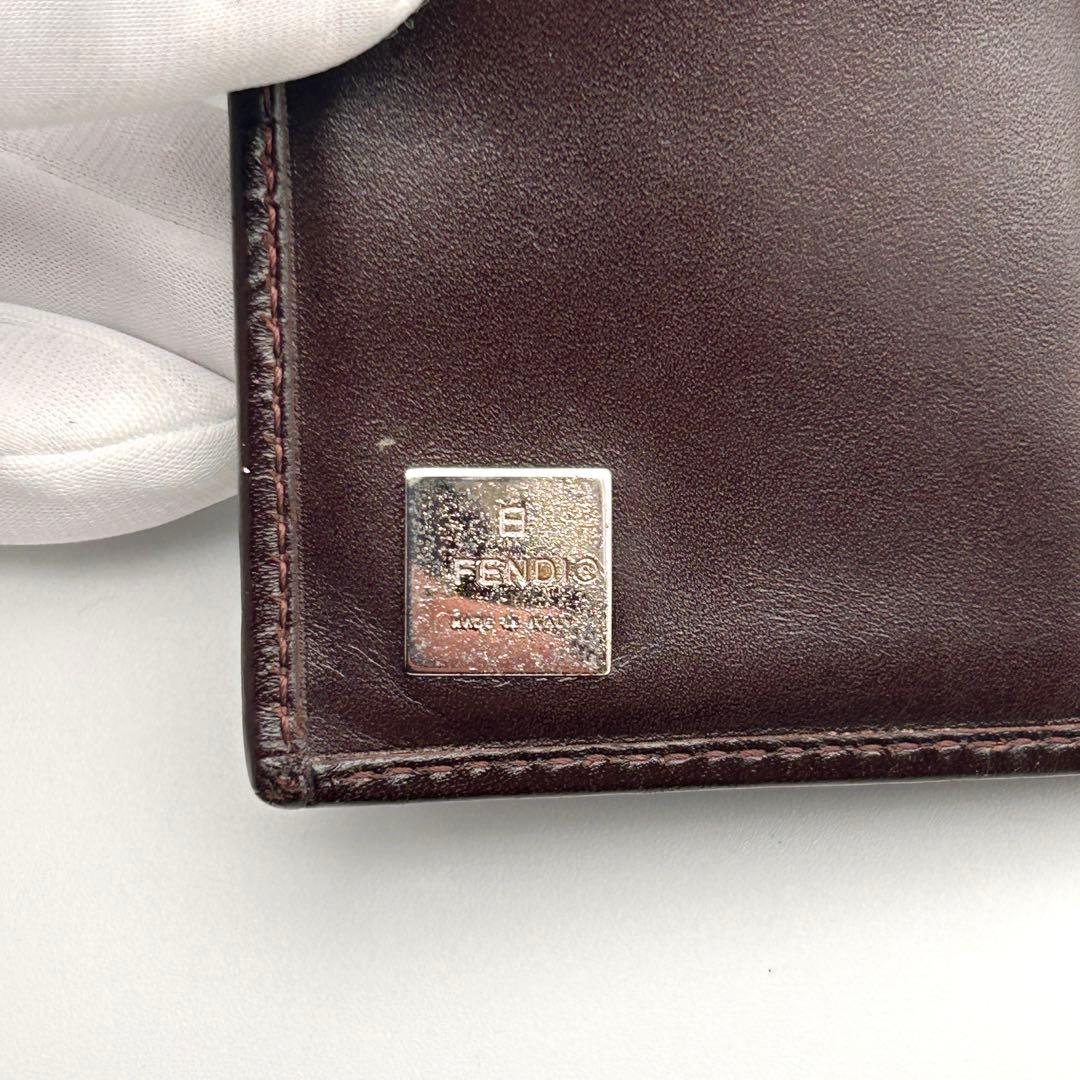 FENDI フェンディ 二つ折り財布 ズッカ柄 がま口 ヴィンテージ【希少性大】