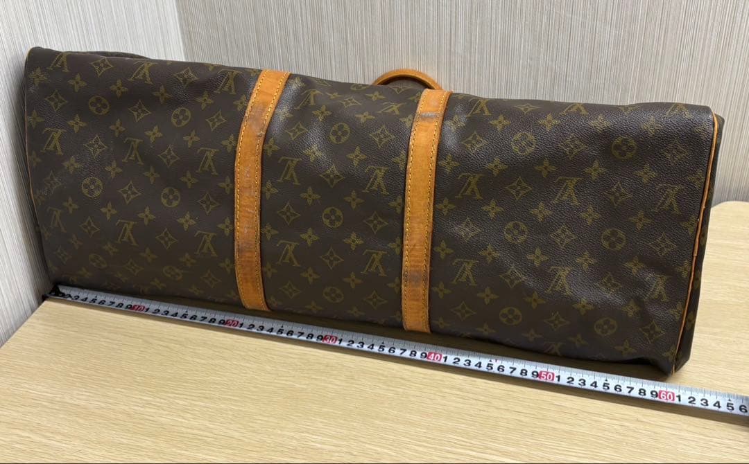 オールド ルイヴィトン キーポル60 ボストンバッグ ファスナー ECLAIR