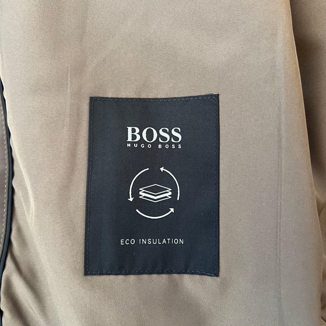 美品✨BOSS ヒューゴボス 人気色　　中綿ステンカラーコート 46 入手困難